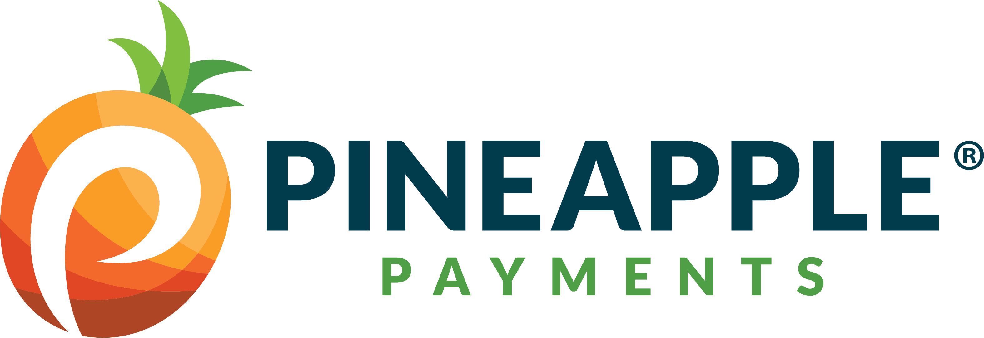 Pineapple Payments logo. It features Pineapple Payment's lettermark with a custom pineapple logo graphic.